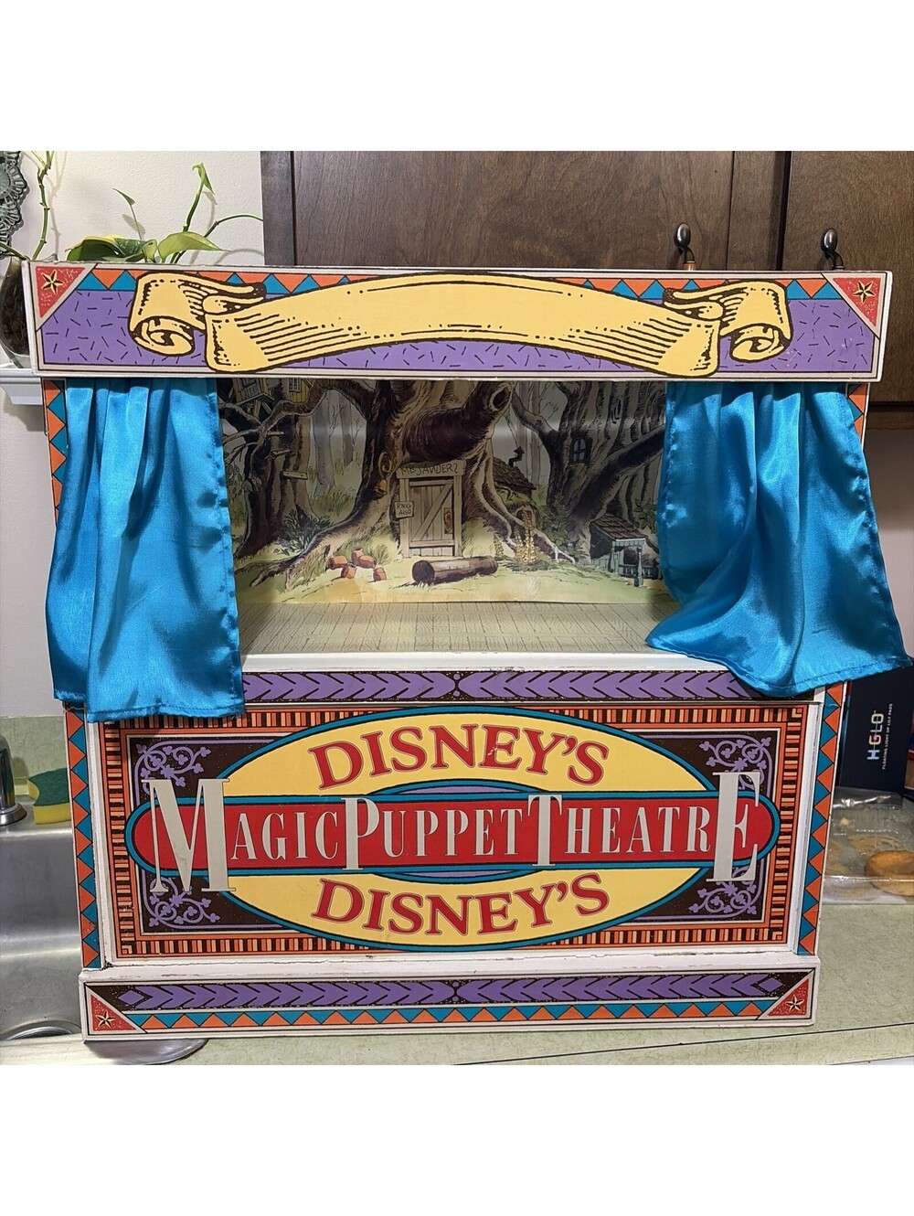 Vintage Disney Magic Puppet Theater Stage Only